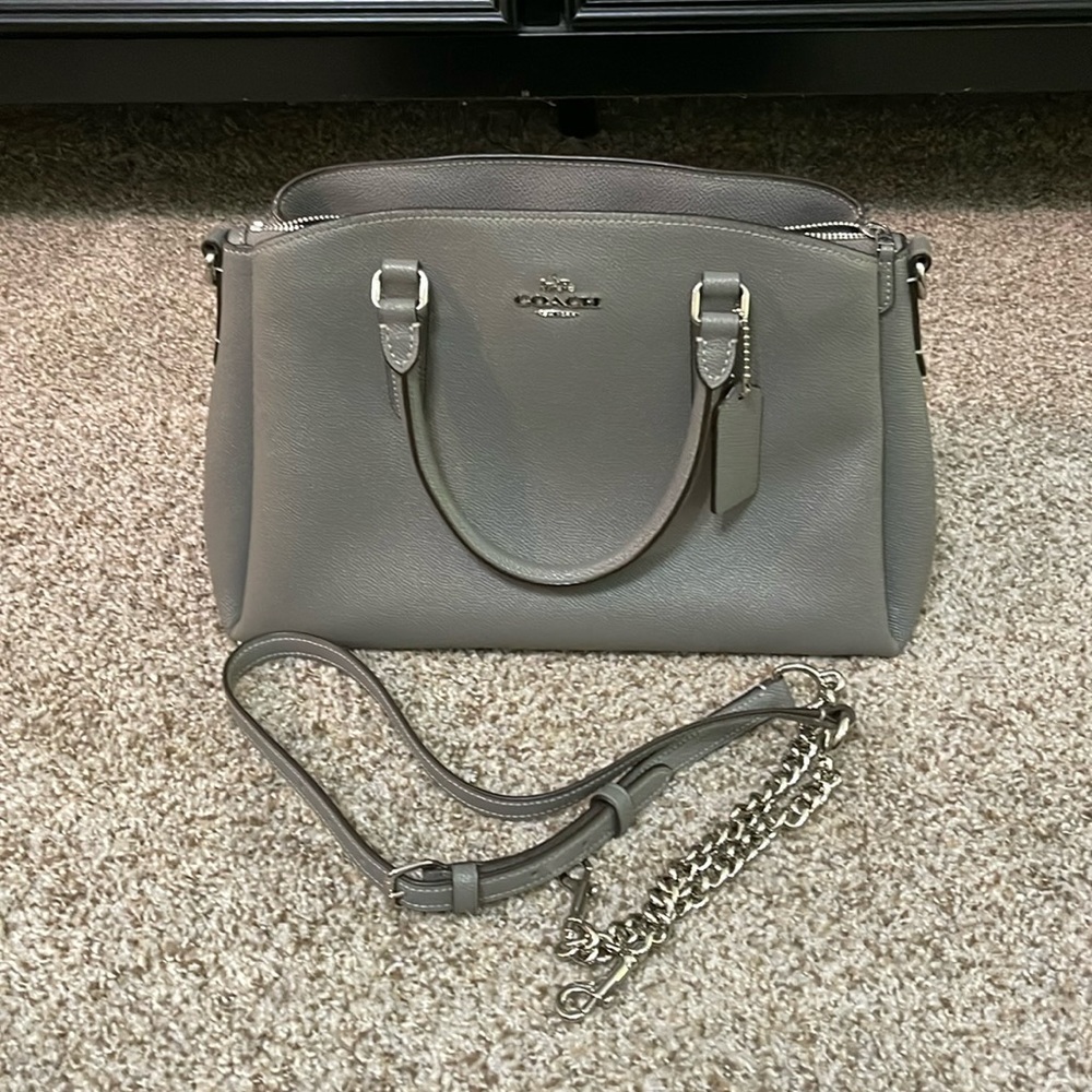 Coach gray bag